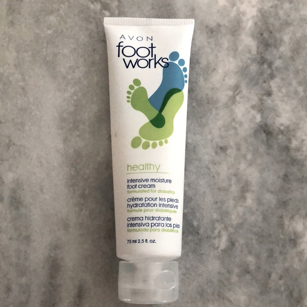 Avon Foot Works intensive moisture foot cream NEW